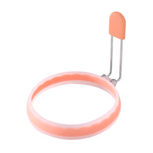 Load image into Gallery viewer, Collapsible Silicone Egg Mold Heat-Resistant Non-Scratch Pan Safe Non-Stick Egg Cooker Ring Leak-Proof Breakfast Maker Kitchen Tools