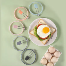 Load image into Gallery viewer, Collapsible Silicone Egg Mold Heat-Resistant Non-Scratch Pan Safe Non-Stick Egg Cooker Ring Leak-Proof Breakfast Maker Kitchen Tools