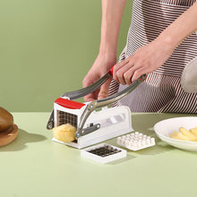 Load image into Gallery viewer, Adjustable Potato Carrot Cutter for Homemade Crispy Fries Stainless Steel Vegetable Slicer Higher Cost Performance with Non-Slip Base Stir-Fry Prep Tool