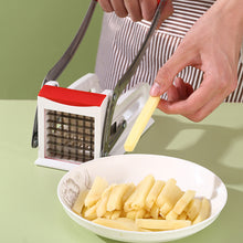 Load image into Gallery viewer, Adjustable Potato Carrot Cutter for Homemade Crispy Fries Stainless Steel Vegetable Slicer Higher Cost Performance with Non-Slip Base Stir-Fry Prep Tool