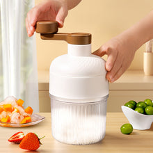 Load image into Gallery viewer, Wholesale Discount Manual Ice Shaver Hand Ice Planer Splash-Proof with Freezing Tray Shaved Ice Hand-Crank for Camping Home Dessert Shops
