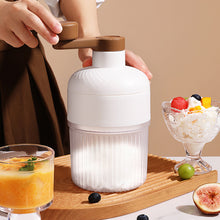 Load image into Gallery viewer, Wholesale Discount Manual Ice Shaver Hand Ice Planer Splash-Proof with Freezing Tray Shaved Ice Hand-Crank for Camping Home Dessert Shops
