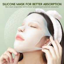 Load image into Gallery viewer, 3D Silicone Hydrating Face Mask Cover Reusable Lug Type Skincare Mask Holder for Sheet Masks & Serums Absorption Travel-Friendly Skincare Tool
