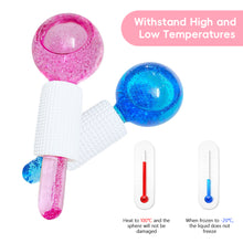 Load image into Gallery viewer, 1/2 PCS Ice Face Roller Ball Set Cryotherapy Facial Ice Globes Skin Tightening & Puffiness Reduction Facial Massager for Face & Eye Contouring
