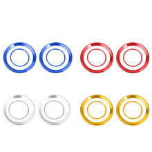 Load image into Gallery viewer, 4Pcs Car Air Outlet Cover Interior Parts Circle Mouldings Chrome AC Frame Trim Decoration Accessories Auto For MG ZS MG6 2017-2020 