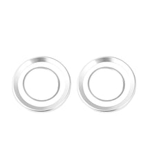 Load image into Gallery viewer, 4Pcs Car Air Outlet Cover Interior Parts Circle Mouldings Chrome AC Frame Trim Decoration Accessories Auto For MG ZS MG6 2017-2020 