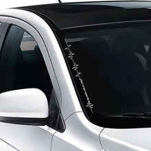 Load image into Gallery viewer, 56cm Car Vinyl Reflective Performance Heartbeat Line Sticker Windshield Windscreen Bumper Hood Decor Decal Auto Vehicle Decoraion