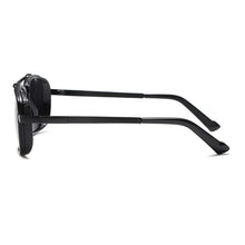 Load image into Gallery viewer, Vintage Retro Men's Punk Sunglasses Double Bridge Thick Metal Frame UV400 Lenses Motorcycle Riding Sunglasses
