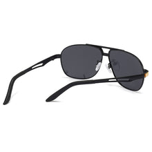 Load image into Gallery viewer, Square Polarized Sunglasses Men Lightweight Metal Frame Sun Glasses UV400 Protection Anti-Glare Cycling Driving Shades