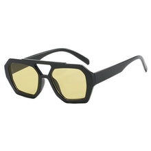 Load image into Gallery viewer, Retro Double Bridge Sunglasses Unique Polygonal Frame Vintage Unisex Sunglasses Outdoor Streetwear Accessories