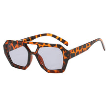 Load image into Gallery viewer, Retro Double Bridge Sunglasses Unique Polygonal Frame Vintage Unisex Sunglasses Outdoor Streetwear Accessories