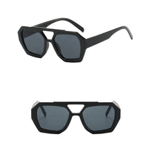 Load image into Gallery viewer, Retro Double Bridge Sunglasses Unique Polygonal Frame Vintage Unisex Sunglasses Outdoor Streetwear Accessories