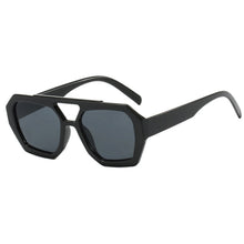 Load image into Gallery viewer, Retro Double Bridge Sunglasses Unique Polygonal Frame Vintage Unisex Sunglasses Outdoor Streetwear Accessories