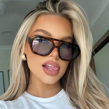 Load image into Gallery viewer, Retro Double Bridge Sunglasses Unique Polygonal Frame Vintage Unisex Sunglasses Outdoor Streetwear Accessories
