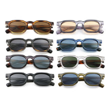 Load image into Gallery viewer, Retro Square Frame Sunglasses Colorful Chic Sunglasses Fashion Unisex Shades for Streetwear Party Business Festival Gift