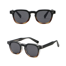 Load image into Gallery viewer, Retro Square Frame Sunglasses Colorful Chic Sunglasses Fashion Unisex Shades for Streetwear Party Business Festival Gift