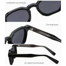 Load image into Gallery viewer, Retro Square Frame Sunglasses Colorful Chic Sunglasses Fashion Unisex Shades for Streetwear Party Business Festival Gift