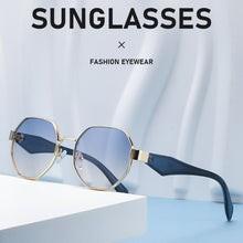 Load image into Gallery viewer, Modern Polygonal Women's Sunglasses Men Square Metal Frame Sun Glasses Retro Chic Shades for Driving Outdoor