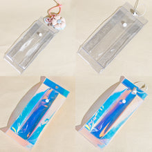 Load image into Gallery viewer, For 17cm Labubu V2 V3 15cm Cotton Doll Outfit Crossbody Pain Bag PVC Storage Bag Dolls Display Bag