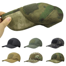 Load image into Gallery viewer, Foldable Outdoor Camouflage Baseball Cap Tactical Baseball Caps Summer UV Protection Hats For Camouflage Hiking Hat Trucker