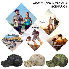 Load image into Gallery viewer, Tactical Camouflage Baseball Cap Summer Sun Hats Baseball Caps Breathable Fishing Hat For Camouflage Hiking Hat Trucker