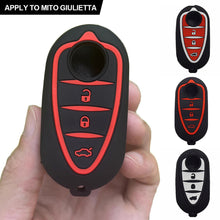 Load image into Gallery viewer, Car Remote Control Key Cover Holder Silicone For Alfa Romeo Giulietta Myth Junior 4C Romeo Mito Myth 159 GTO GTA Car Accessories