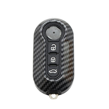 Load image into Gallery viewer, Car Flip Key Case Cover Auto Key Shell Fob Keychain Cover ABS&Silicone for Fiat Ducato 500 500L Panda Grande Punto Lancia Musa Accessories