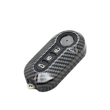 Load image into Gallery viewer, Car Flip Key Case Cover Auto Key Shell Fob Keychain Cover ABS&Silicone for Fiat Ducato 500 500L Panda Grande Punto Lancia Musa Accessories