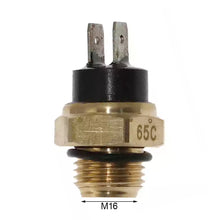 Load image into Gallery viewer, M16 65/75/80/90/95° Copper Motorcycle Water Temp Sensor Radiator Coolant Fan Water Temperature Thermostat Switch