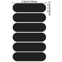 Load image into Gallery viewer, 4/5/6Pcs Set Motorcycle Helmets Invisible Black Rectangle Reflective Stickers Simple And Effective Reflective Tape For Helmets Bikes
