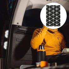 Load image into Gallery viewer, Motorcycle Helmets Invisible Triangle Black Reflective Stickers Simple And Effective Reflective Tape For Helmets Bikes