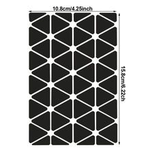 Load image into Gallery viewer, Motorcycle Helmets Invisible Triangle Black Reflective Stickers Simple And Effective Reflective Tape For Helmets Bikes