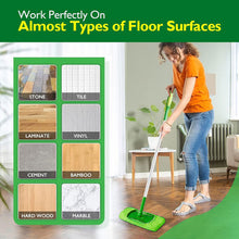 Load image into Gallery viewer, Thickened Elastic Band Flat Mop Pads Coral Fleece/Microfiber/Chenille Replacement Rotary Sweeper Mop Washable Wet Mopping Cloth for Floor Cleaning