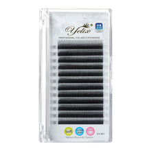 Load image into Gallery viewer, Black Y Shaped 2D YY Ultra-thin Lash Extension Premade Fans Eyelashes Extensions Single Tip Natural Soft Light False Eyelashes