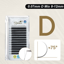 Load image into Gallery viewer, Black Y Shaped 2D YY Ultra-thin Lash Extension Premade Fans Eyelashes Extensions Single Tip Natural Soft Light False Eyelashes