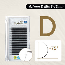 Load image into Gallery viewer, Black Y Shaped 2D YY Ultra-thin Lash Extension Premade Fans Eyelashes Extensions Single Tip Natural Soft Light False Eyelashes
