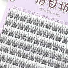 Load image into Gallery viewer, Baby Straight 10-12mm Black DIY Lash Extension Kit Lash Clusters No Glue DIY Lash Extension Cluster Lashes 10 Rows