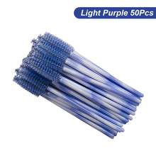 Load image into Gallery viewer, 50Pcs Disposable Eyelash Brush Soft Head Crystal Eyebrow Brush Lash Extension Brush Mascara Wand Makeup Tool