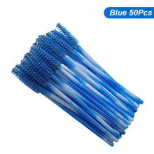 Load image into Gallery viewer, 50Pcs Disposable Eyelash Brush Soft Head Crystal Eyebrow Brush Lash Extension Brush Mascara Wand Makeup Tool
