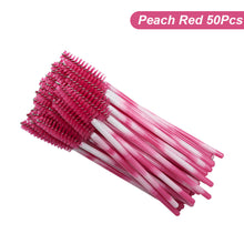 Load image into Gallery viewer, 50Pcs Disposable Eyelash Brush Soft Head Crystal Eyebrow Brush Lash Extension Brush Mascara Wand Makeup Tool