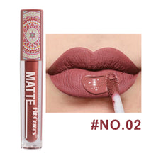 Load image into Gallery viewer, 6 Colors Waterproof Liquid Lipstick Matte Velvet Clay Texture Lip Gloss Bohemian Style Earth Brown Lasting Non Stick Cup Makeup