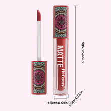 Load image into Gallery viewer, 6 Colors Waterproof Liquid Lipstick Matte Velvet Clay Texture Lip Gloss Bohemian Style Earth Brown Lasting Non Stick Cup Makeup