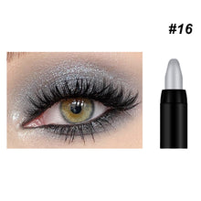 Load image into Gallery viewer, 16 Colors Facial Multi-purpose Pearlescent Eyeliner Color Glitter Waterproof Long-Lasting Eye Makeup Silkworm Pen Liner