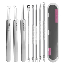 Load image into Gallery viewer, 3/8PCS Stainless Steel Acne Clip Cell Clip Remove Blackhead Clip Acne Needle Beauty Salon Acne Needle Skin Care Beauty Tools