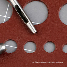 Load image into Gallery viewer, 6pcs 1-5mm Leather Hole Punching Tools Steel Hollow Round Hole Puncher Round Cutters For Watch Bands Belts Paper Leather Craft Tools