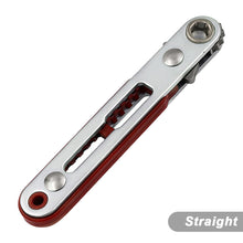 Load image into Gallery viewer, Multifunctional Bidirectional Ratchet Flat Head Elbow Flat Screwdriver Ratchet Wrench Cross-shaped Hexagonal Slotted Tool