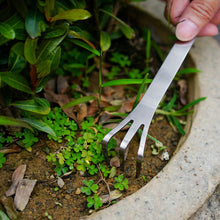 Load image into Gallery viewer, 1PC Household Stainless Steel Bonsai Rake For Loosening Soil Pressing Soil And Transplanting Gardening Supplies