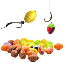 Load image into Gallery viewer, 8PCS European Carp Fishing Buoyancy Simulation Insect Pupa Floating Water Long-Distance Throwing Bait Large Object Reverse Bottom Fishing AccessoriesV