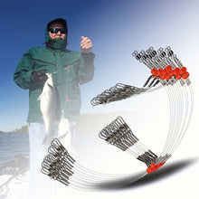 Load image into Gallery viewer, 6PCS Lure Leader Line Anti-Bite Nylon Wire High-Strength Fishing Gear For Baits And Hooks Fishing Accessories
