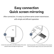 Load image into Gallery viewer, HDMI Wireless Transmitter Point-To-Point Laptop Mirroring Multiple Device Long-Distance Conference Transmission Screen Projection Device-Q50